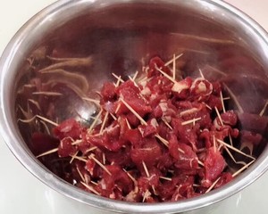 Toothpick Beef recipe