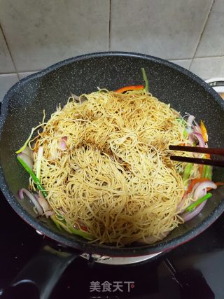 Fried Noodles with Soy Sauce King recipe