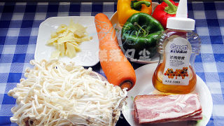 Honey Bacon Color Vegetable Roll recipe