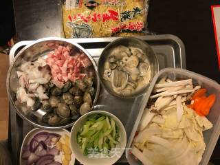 Fujian Seafood Braised Noodle recipe