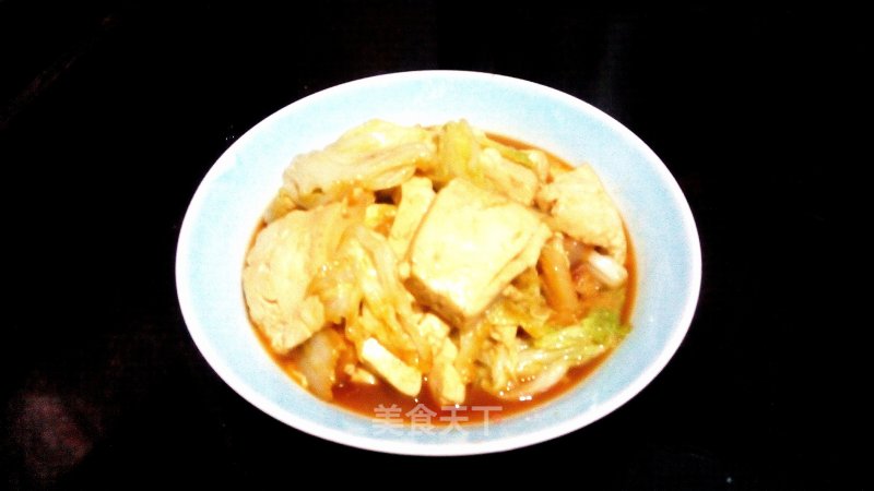 Braised Tofu with Cabbage recipe
