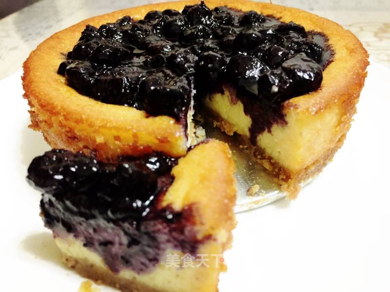 #aca烤明星大赛#blueberry Heavy Cheesecake recipe