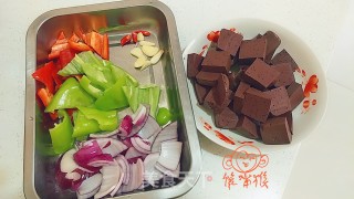Colorful Blood Tofu recipe