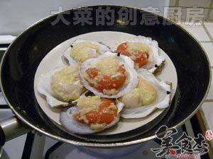 Steamed Scallops with Garlic Vermicelli recipe