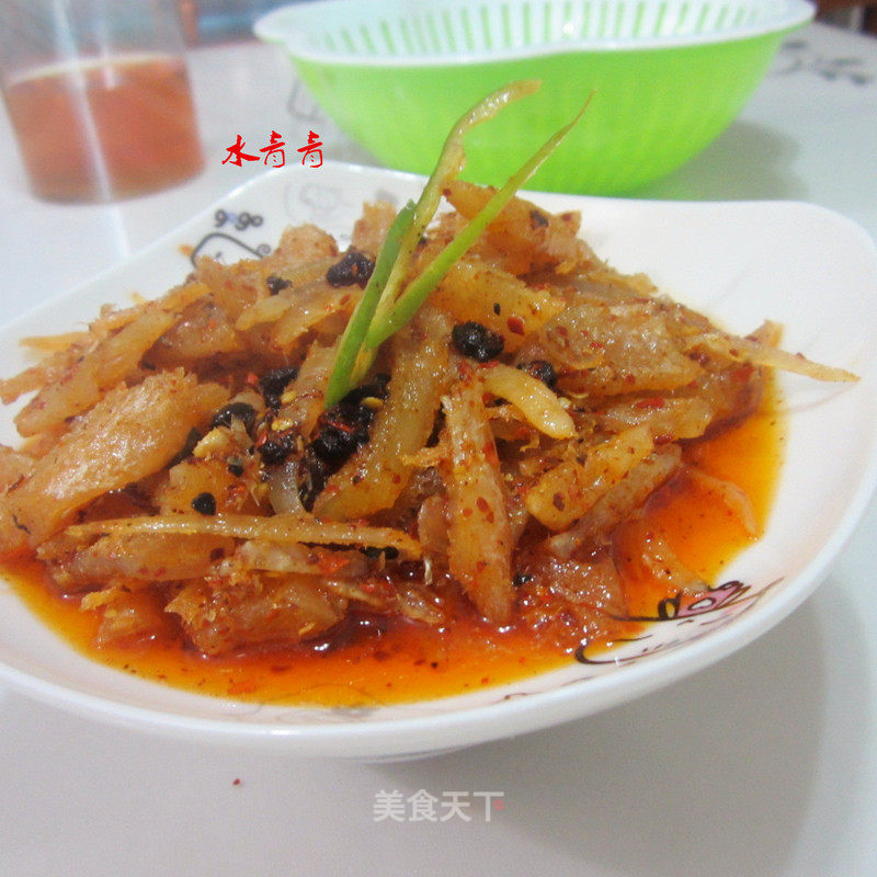 Spicy Dried Fish Shreds recipe