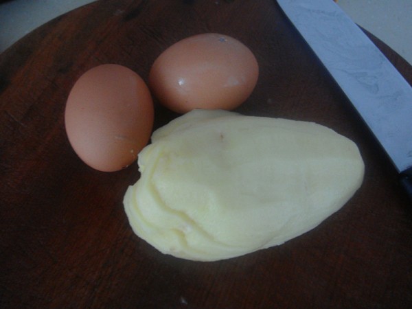 Potato Scrambled Eggs recipe