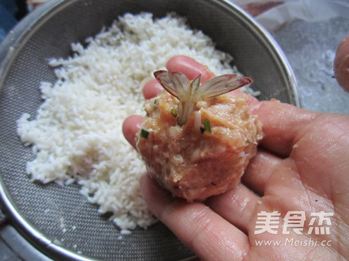 Sticky Rice Shrimp Balls recipe