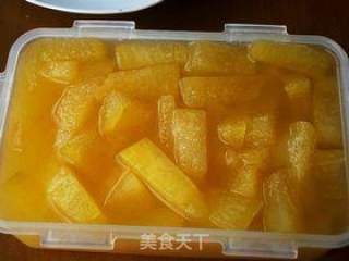 Winter Melon Strips with Orange Juice recipe