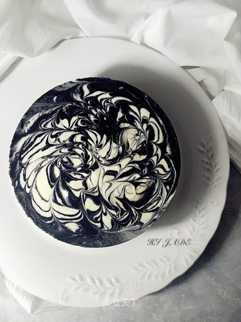 Black and White Marble Durian Mousse recipe