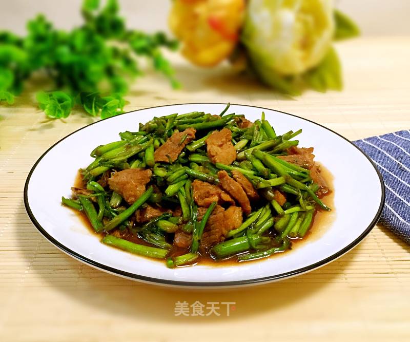 #春食野菜香# Celery Fried Pork Slices recipe