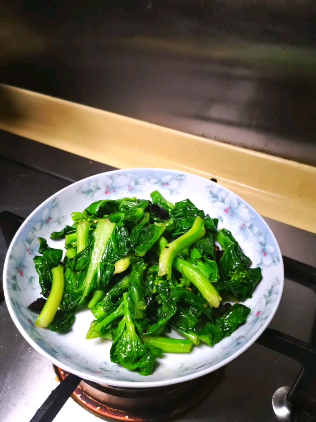 Stir-fried Vegetable Moss with Dried Pepper recipe