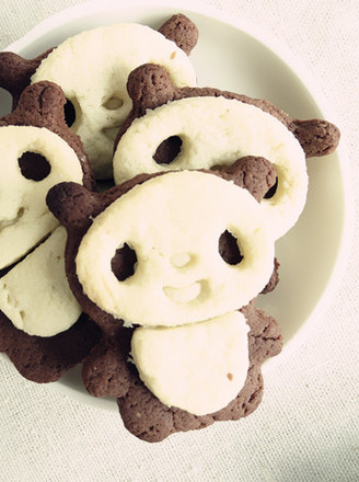 Panda Chocolate Cookies