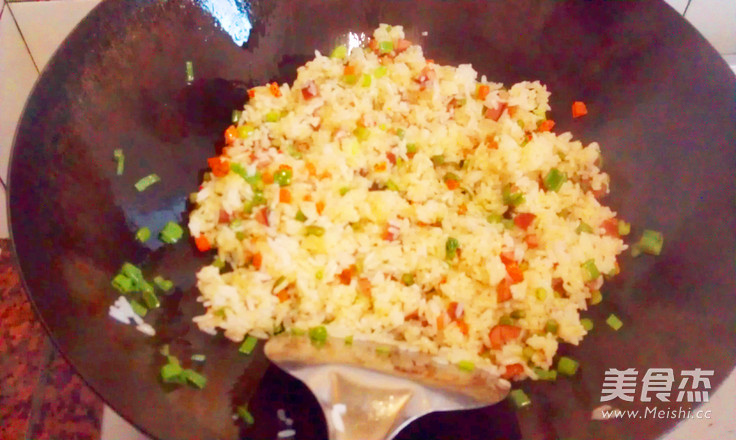 Crispy Intestine Fried Rice recipe