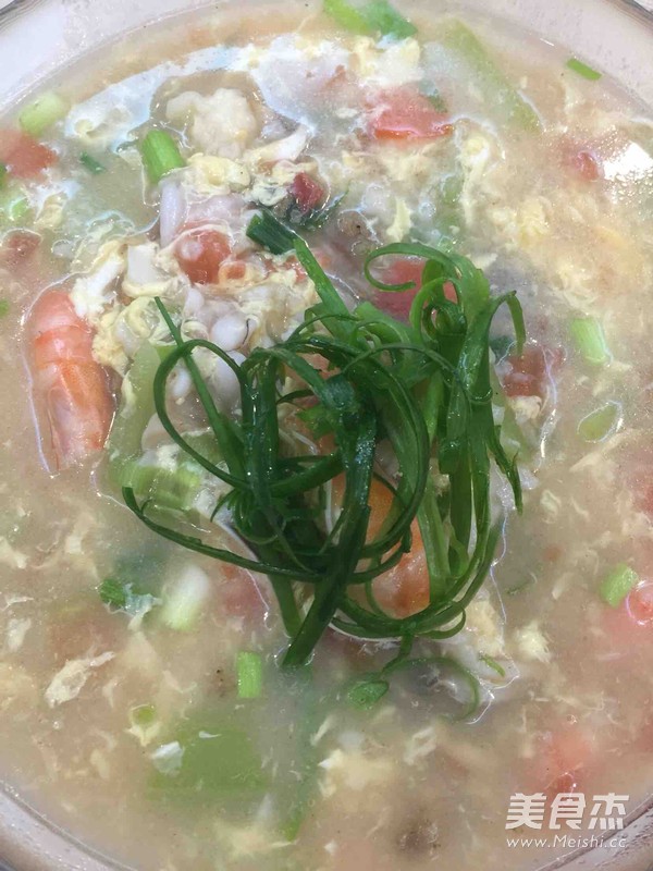 Pimple Seafood Soup recipe