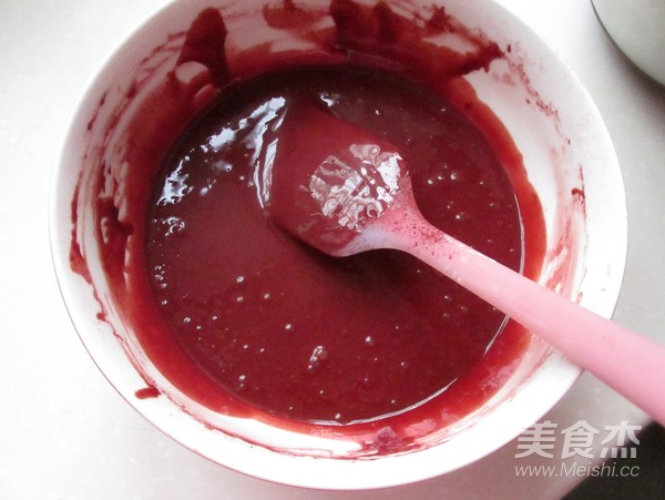 Red Velvet Fruit Cake recipe