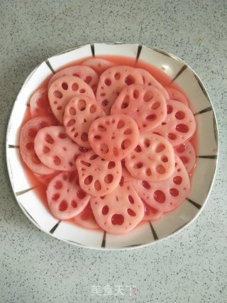 Sweet and Sour Lotus Root Slices recipe