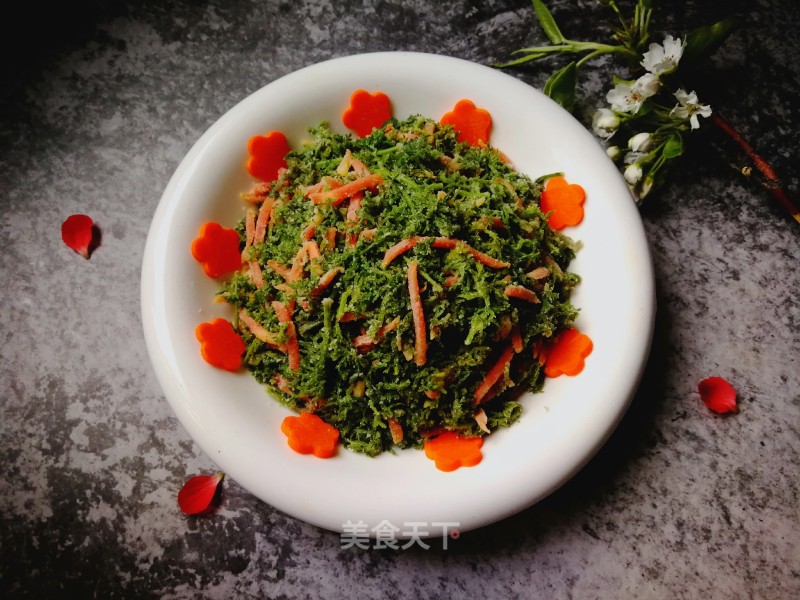 Double Steamed Carrots with Rice and Wormwood