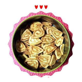 Egg Yolk Meat Floss Biscuits recipe