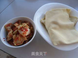 Spicy Cabbage Roasted Bean Curd recipe