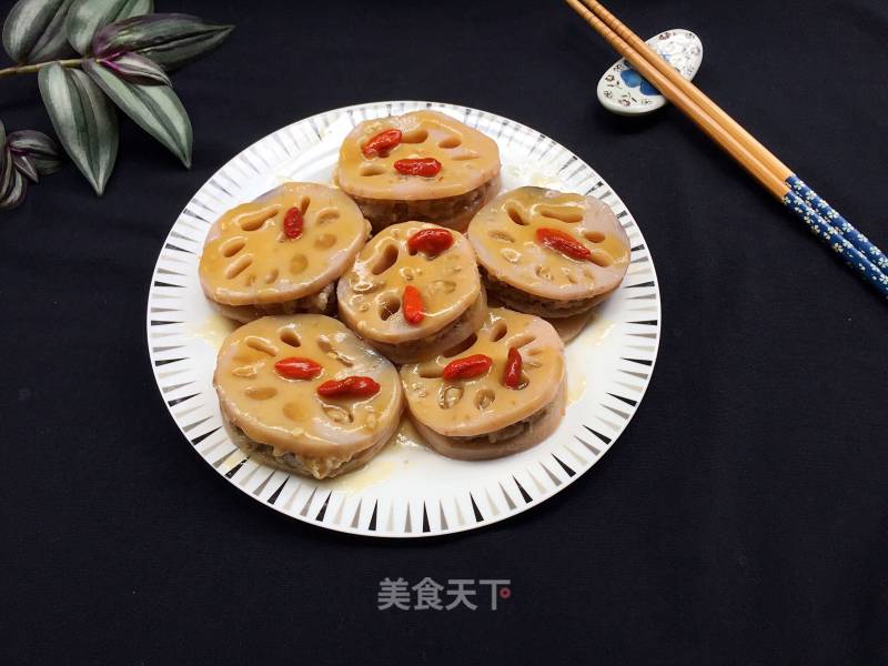 Steamed Lotus Root Folder recipe