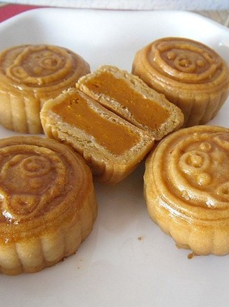 Pumpkin Paste Filling Mooncakes recipe