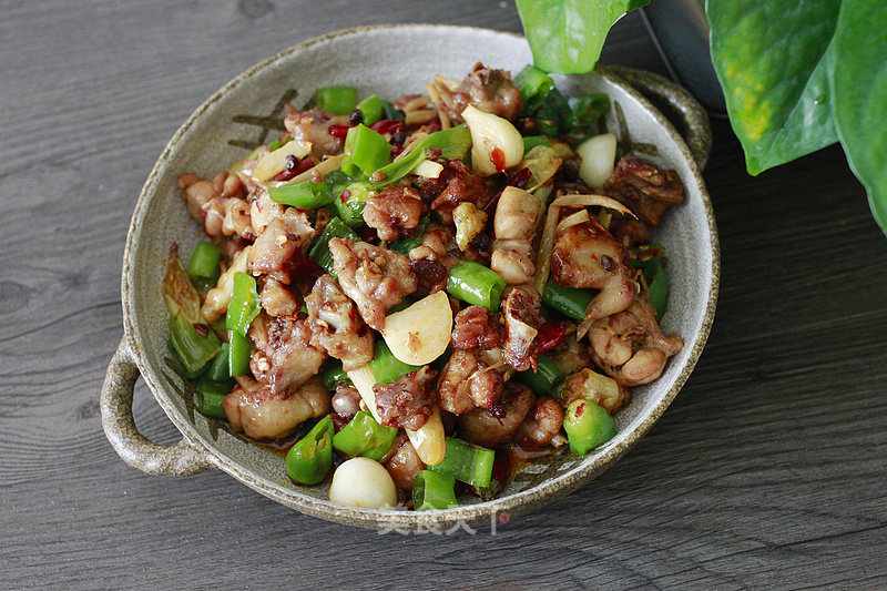 Green Pepper Fried Chicken recipe