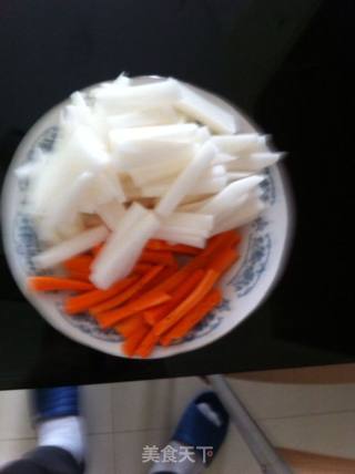 Refreshing Radish Sticks Kimchi recipe