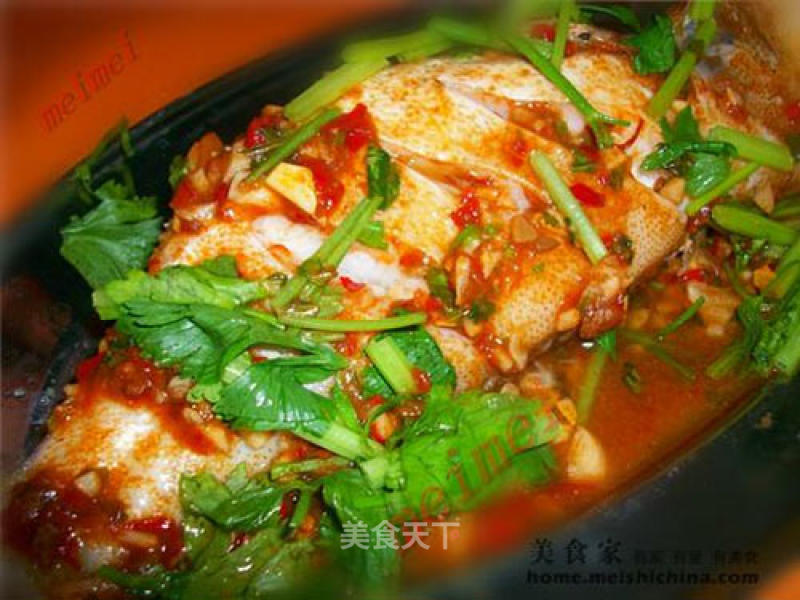 Home-cooked Dishes @@辣豆瓣 Steamed Grouper recipe