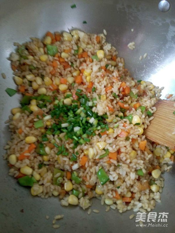 Lots of Vegetables~ Fried Rice with Mixed Vegetables and Shrimp recipe