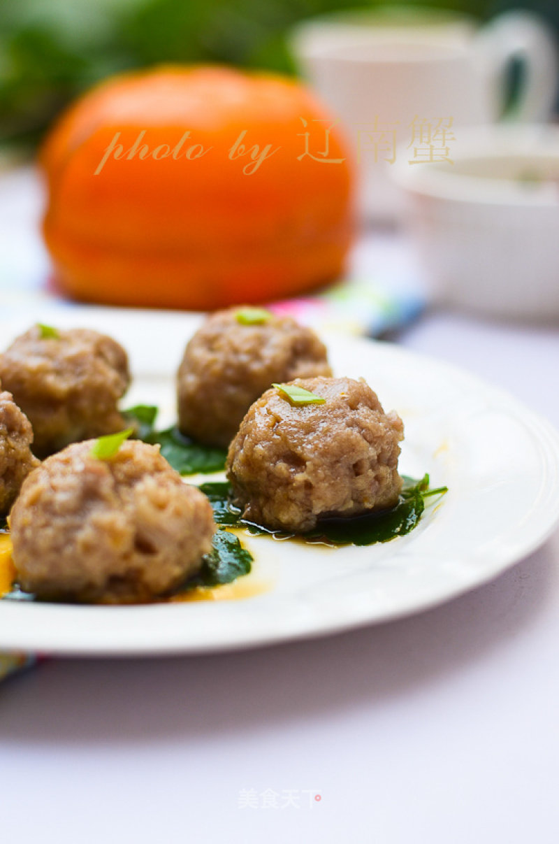Lotus Root Meatballs recipe