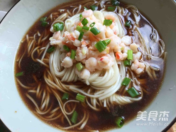 Three Shrimp Noodles recipe