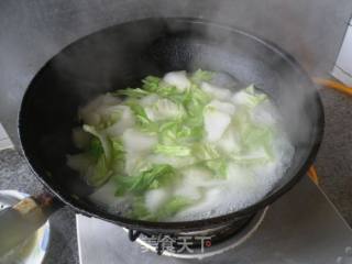 Braised Chinese Cabbage with Meat Sausage recipe