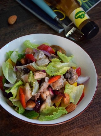 Chicken and Vegetable Salad with Vinaigrette