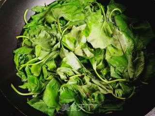 Garlic Potato Leaves recipe