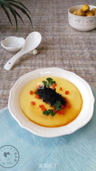 Sea Cucumber Steamed Egg recipe