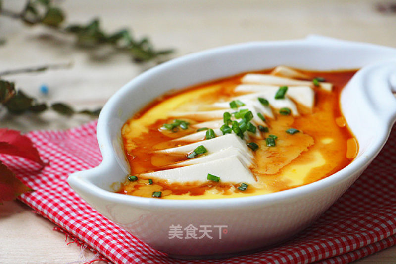 #trust of Beauty# Steamed Tofu with Eggs recipe