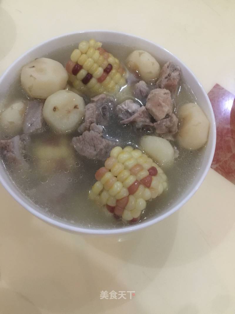 Horseshoe Glutinous Corn Rib Soup recipe