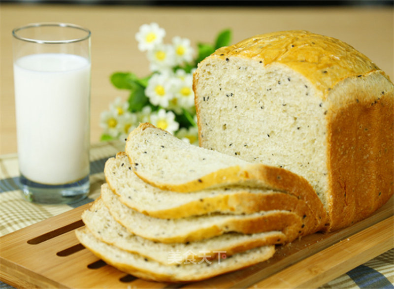 Black Sesame Oat Toast recipe