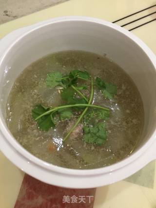 Winter Melon and Radish Dried Minced Meat Soup recipe