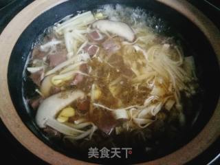 Duck Blood Vermicelli Soup recipe