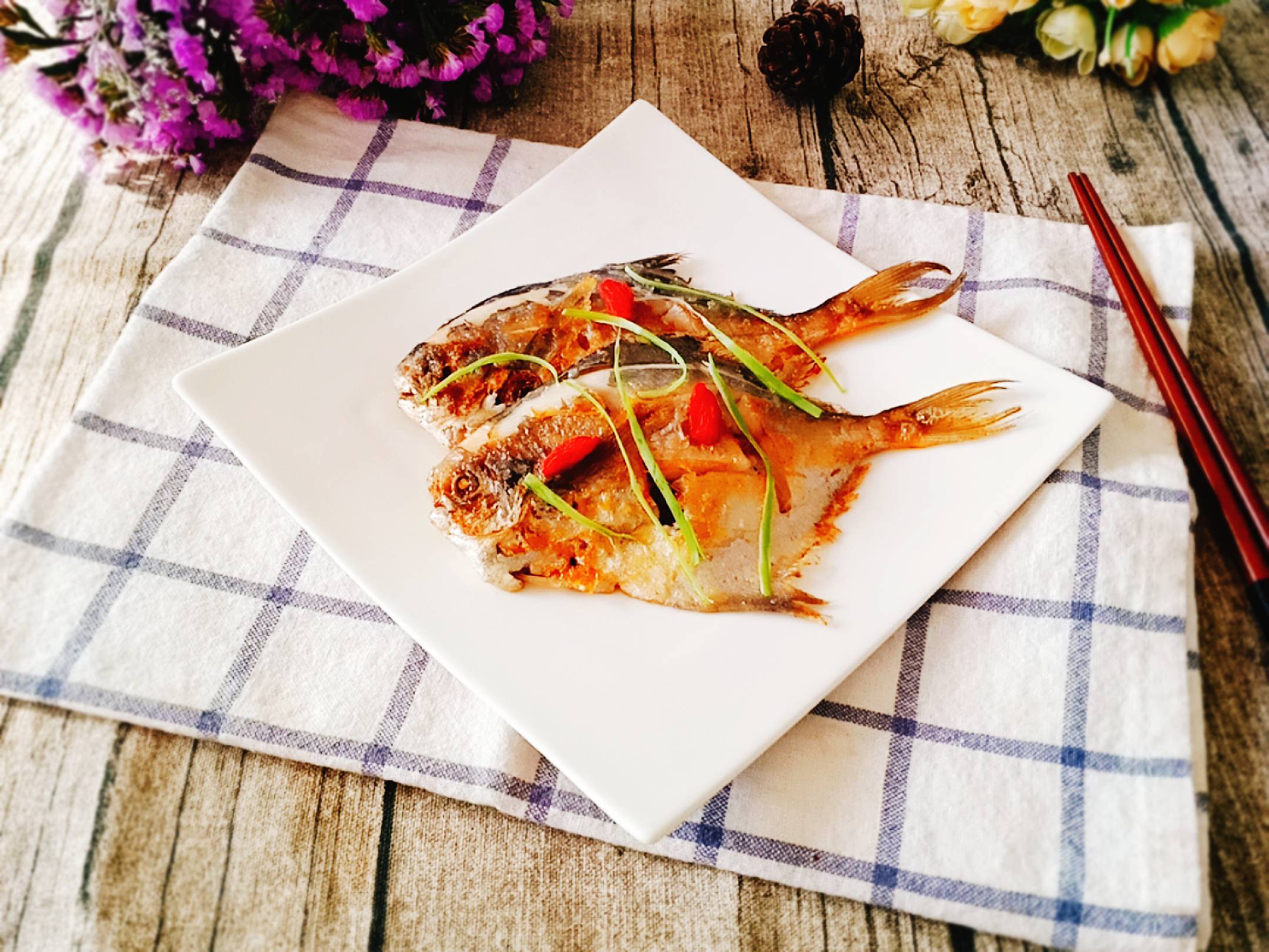 Pan-fried Pomfret recipe