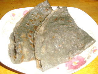 Black Sesame Soy Milk Pancakes--cakes Made with Leftover Soy Milk recipe