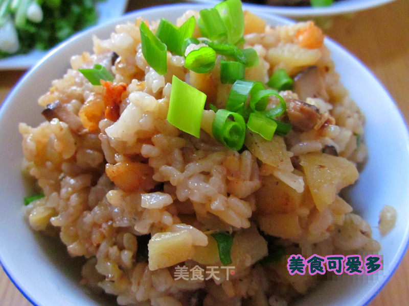 Assorted Potato Braised Rice recipe