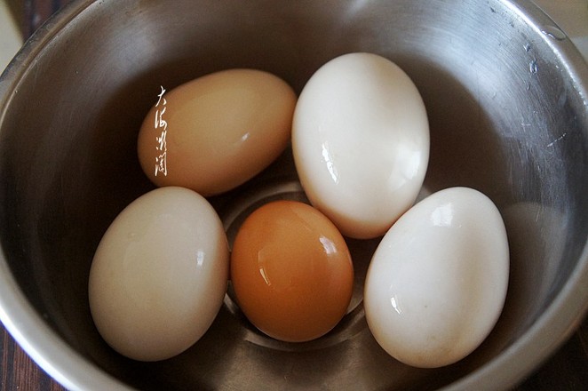 Ballast Congee with Salted Goose Eggs recipe