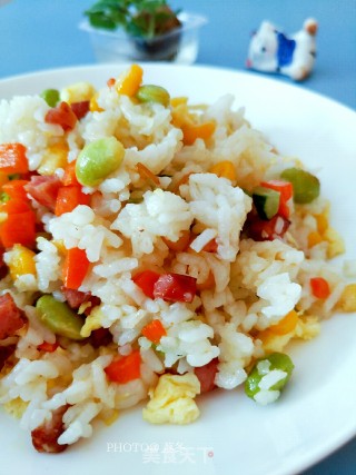 Choi Vegetable Egg Fried Rice recipe