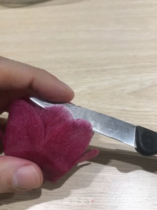 Teach You How to Carve Radish Flowers (straight Rose recipe