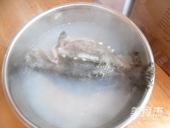 Steamed Sea Cucumber Fish recipe