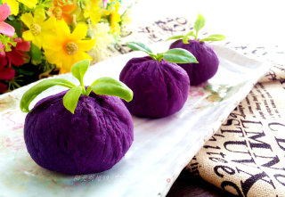 Purple Sweet Potato Pineapple Tea Towel Twist recipe