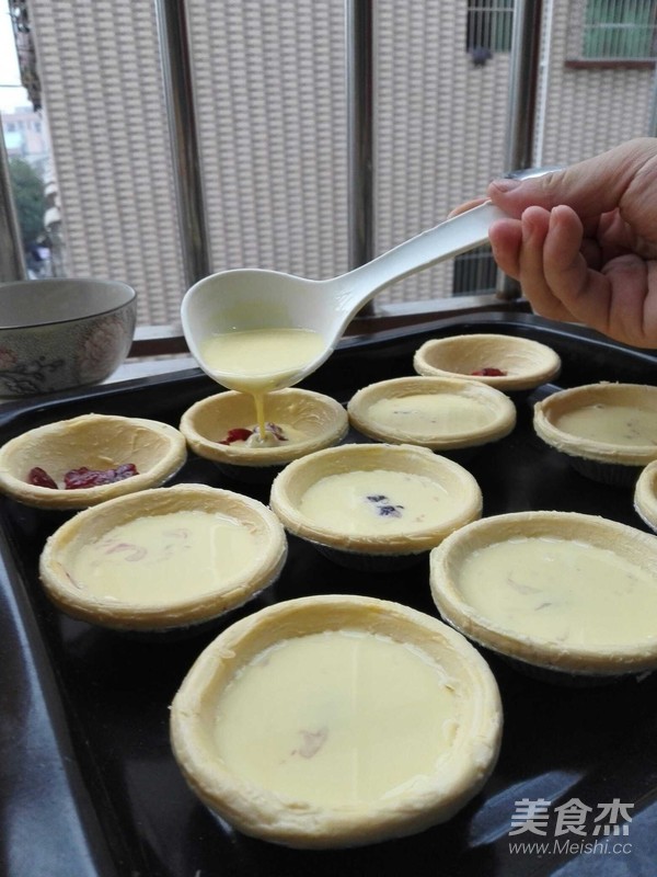 Cranberry Egg Tart recipe