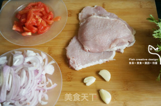 Porotti Bean Pan-fried Pork Chop recipe